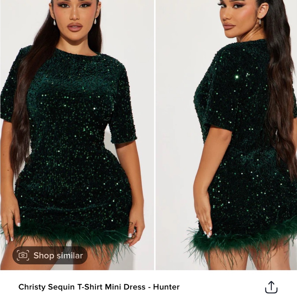 Glittery dress from fashion nova